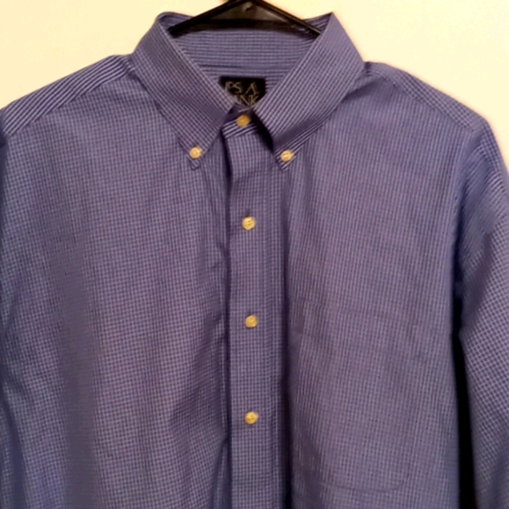 Mens Jos A Bank Traveler's Collection Dress Shirt